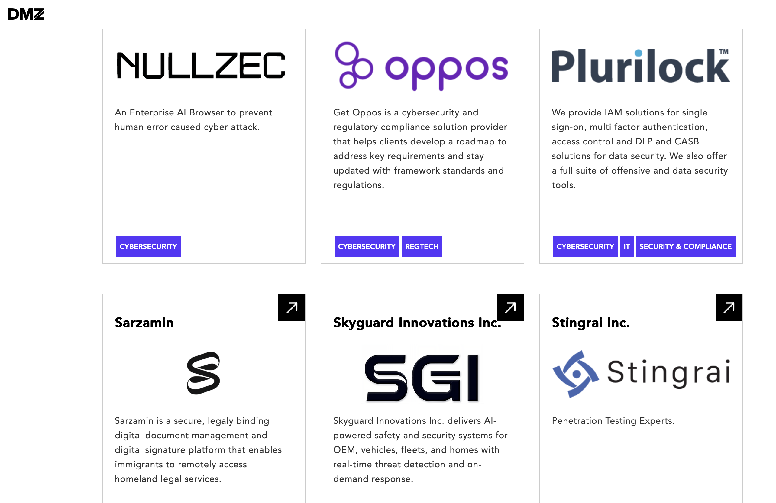 Featured on DMZ's Oh Canada List